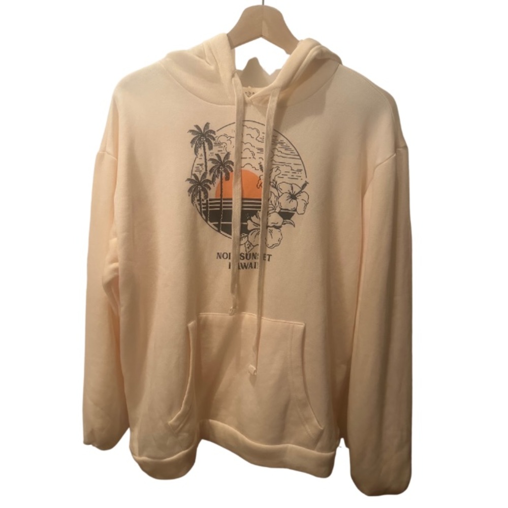 Urban nation cream Noir sunset hawaii hoodie